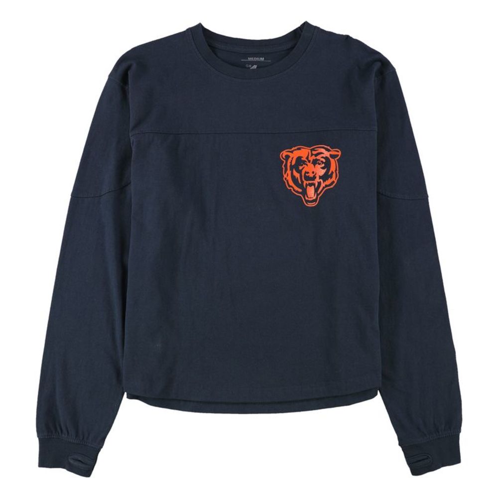 G-III Sports Womens Chicago Bears Graphic T-Shirt, Blue, NWT